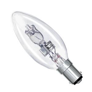 C18SBC-H-CA - Halogen E/S Candle 35mm - 240v 18W BA15d