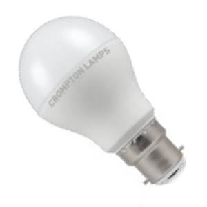 Crompton GLL8.5ES-82O-CR - 240v 8.5w E27 Opal GLS LED 827 Non Dimmable