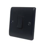 Caradok 1G 2Way 10A Switch Matt Black