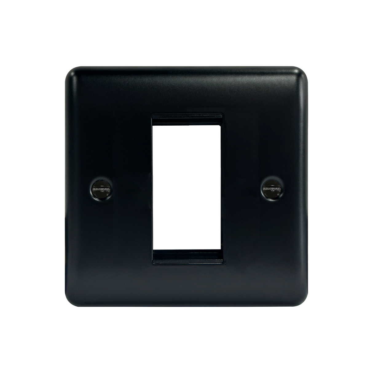 Caradok 1G 1 Module Data Plate Matt Black