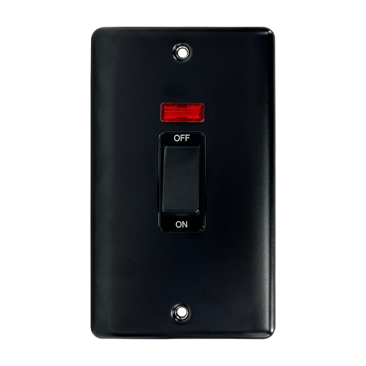 Caradok 2G 45A DP Switch c/w Neon Matt Black