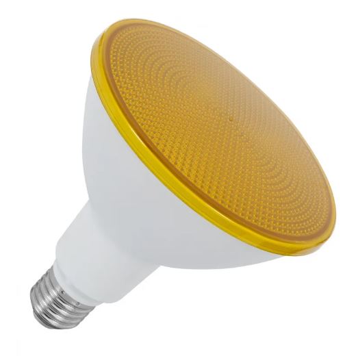 Bell P38L15WF-Y - 240v 15w E27 Yellow PAR38 LED