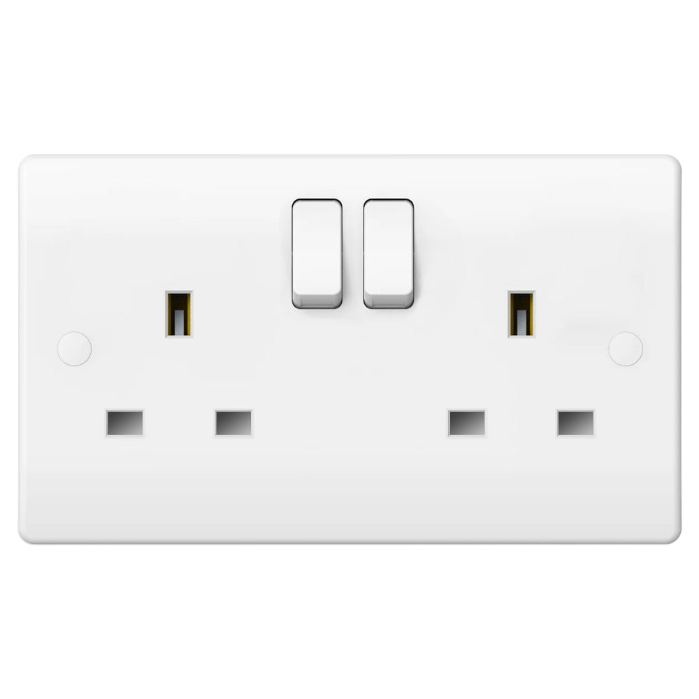 Caradok 2G 13A DP Switched Socket