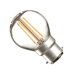 Casell GBL4BC-84D-CA - Filament LED Golf 240v 4w B22D 4000K 440lms Dimmable