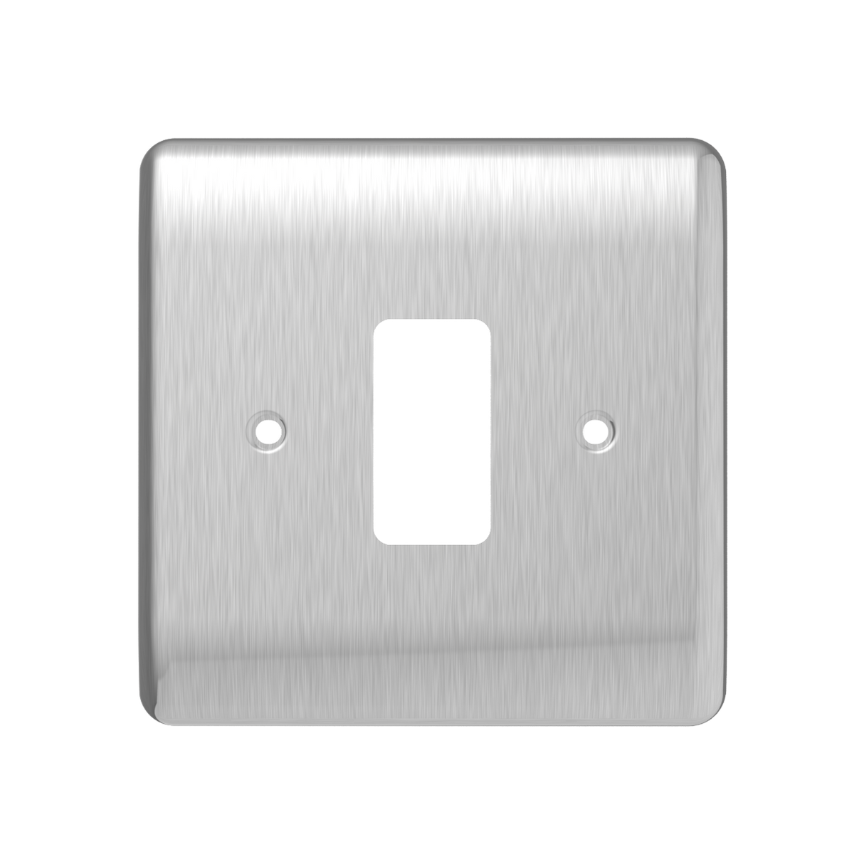 Caradok 1G Front Grid Plate Brushed Chrome