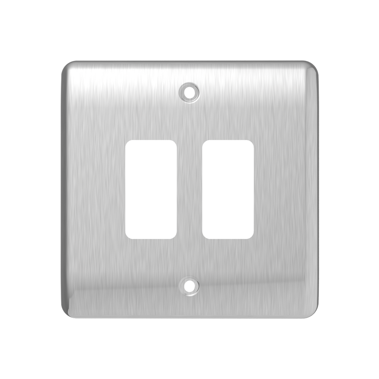 Caradok 2G Front Grid Plate Brushed Chrome