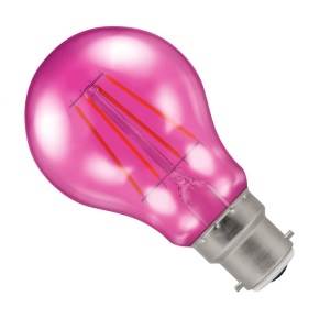 Crompton GLL4.5BC-PI-CR - 240v 4.5w BC LED Harlequin Pink