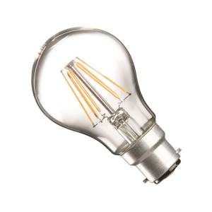 Casell GLL8BC-84D-CA - Filament LED A60 240v 8w B22d 4000K 850lms Dimmable