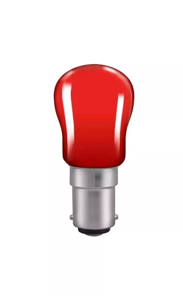 Osram B15 PYGMY 15W RED BAYONET BULB