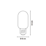 Calex TUBL3.5ES-82D-CX - Calex Std/Tubular T45 Clear Str/filament 220-240V dim