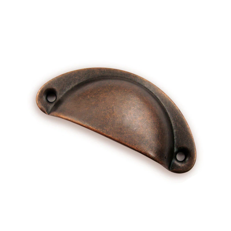 Cup Cupboard Furniture Handle - Aged Bronze Finish