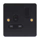 1G Matt Black Socket - Caradok