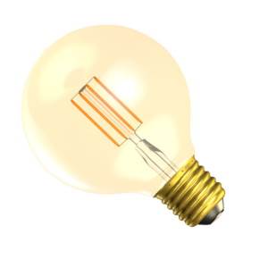 Filament LED G125 Globe Gold Tinted 240v 8w E27 740lm 2200k Dimmable - 0635635607395