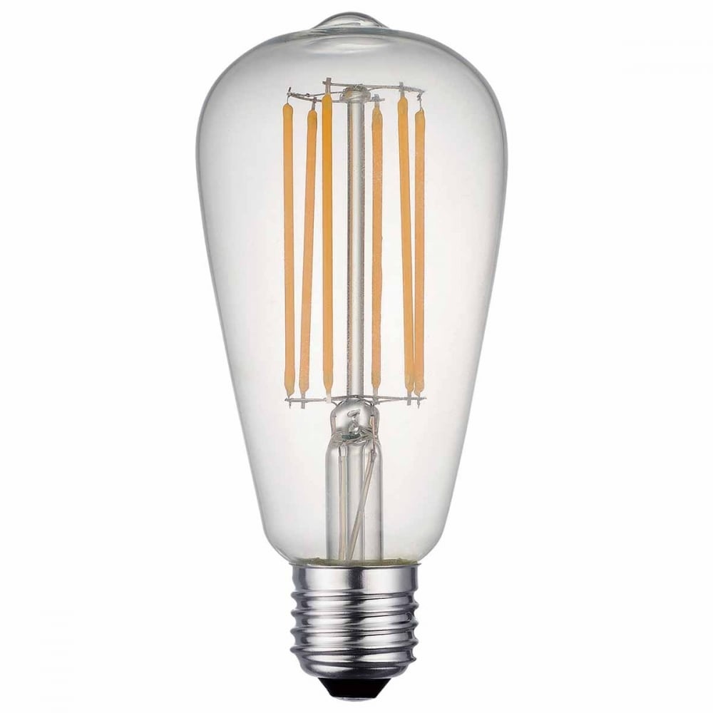 Filament LED ST64 Edison" 240v 8w E27 810lm 2800k Dimmable - 0635635589226"